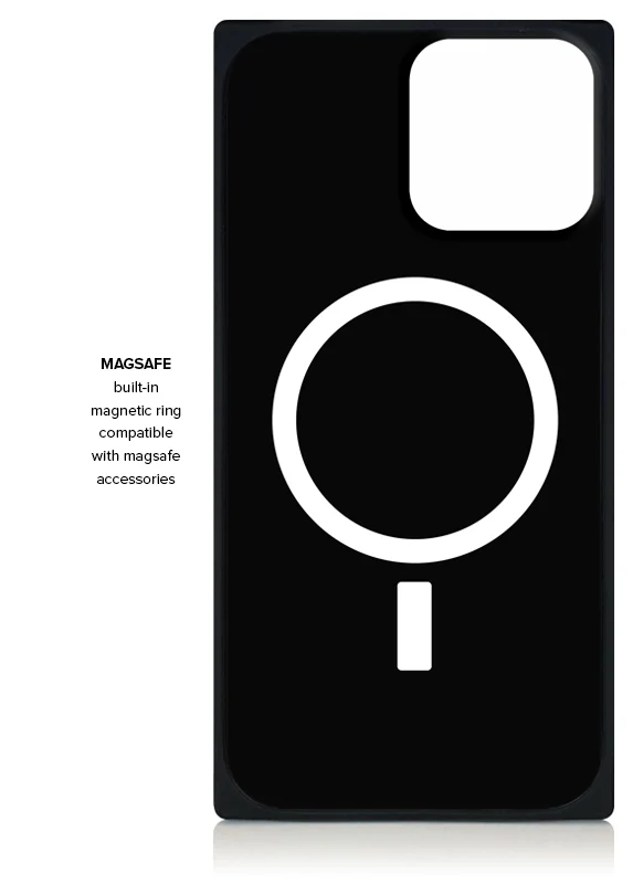 SQUARE® Black and White Colorblock iPhone Case - Image 41