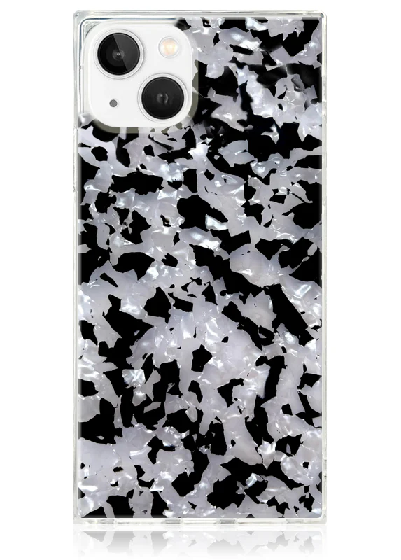 SQUARE® Black & White Tortoise Shell iPhone Case - Image 15