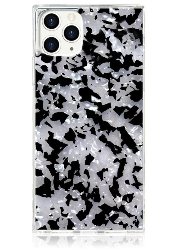 SQUARE® Black & White Tortoise Shell iPhone Case - Image 21