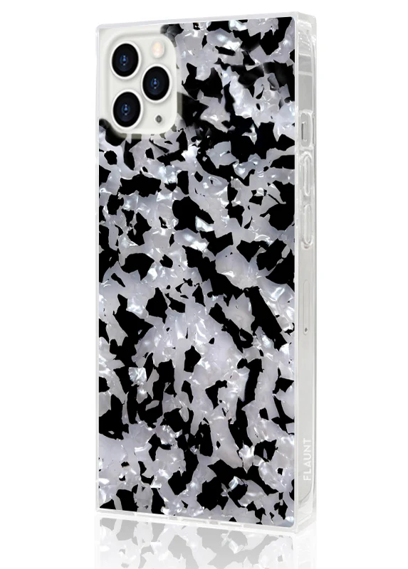 SQUARE® Black & White Tortoise Shell iPhone Case - Image 22