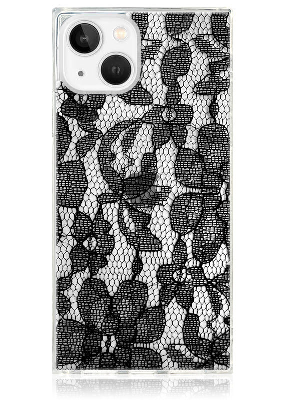 SQUARE® Black Lace iPhone Case - Image 11