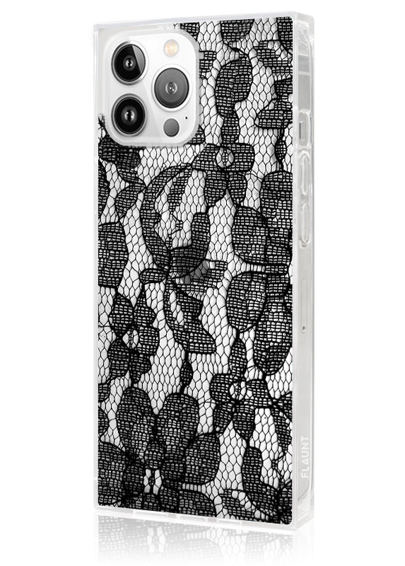 SQUARE® Black Lace iPhone Case - Image 14