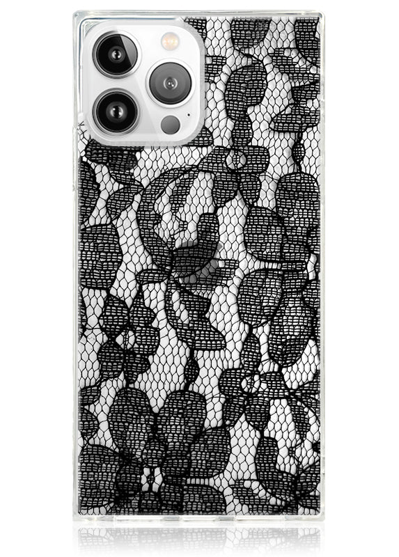 SQUARE® Black Lace iPhone Case - Image 15