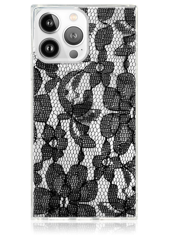 SQUARE® Black Lace iPhone Case - Image 23