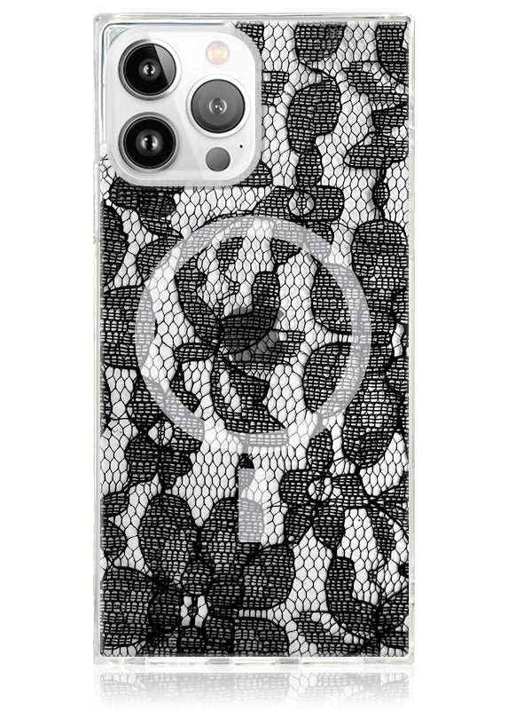 SQUARE® Black Lace iPhone Case - Image 27