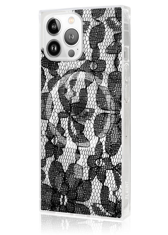 SQUARE® Black Lace iPhone Case - Image 28