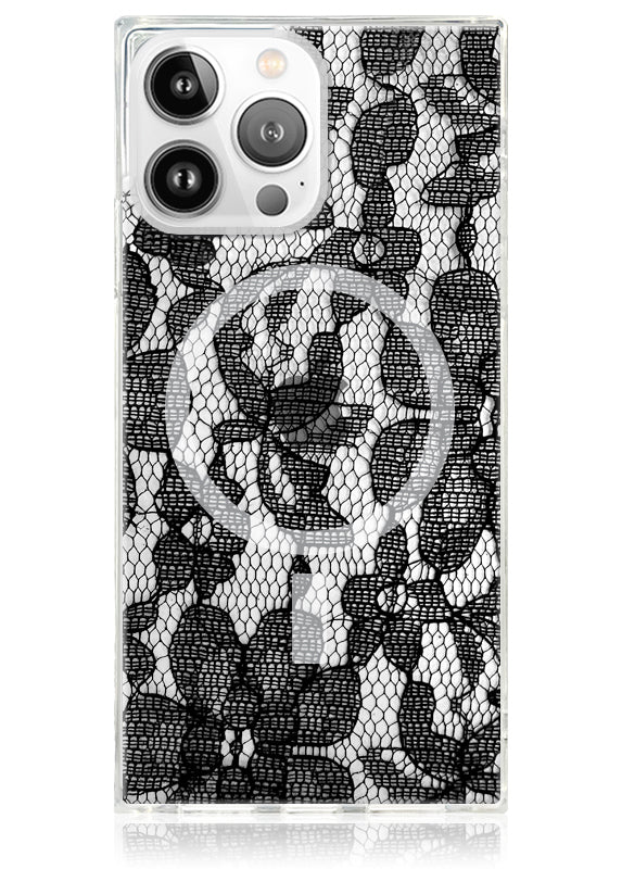 SQUARE® Black Lace iPhone Case - Image 33