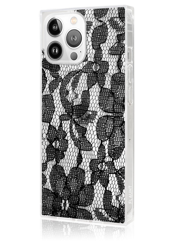 SQUARE® Black Lace iPhone Case - Image 38