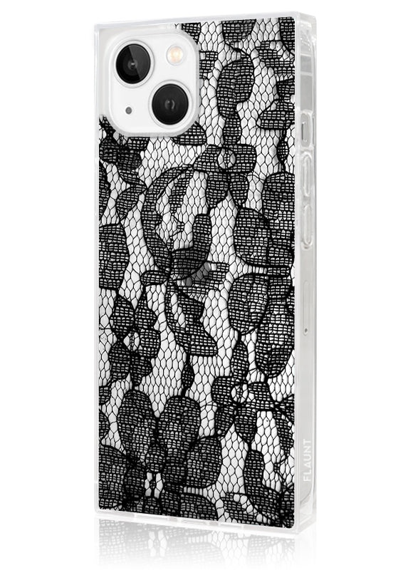 SQUARE® Black Lace iPhone Case - Image 42