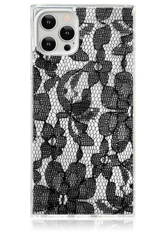SQUARE® Black Lace iPhone Case - Image 7