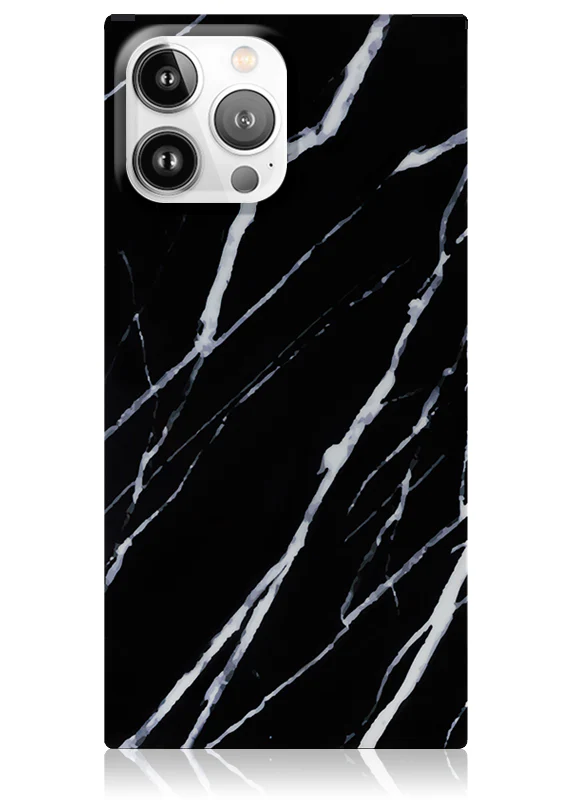 SQUARE® Black Marble iPhone Case - Image 25