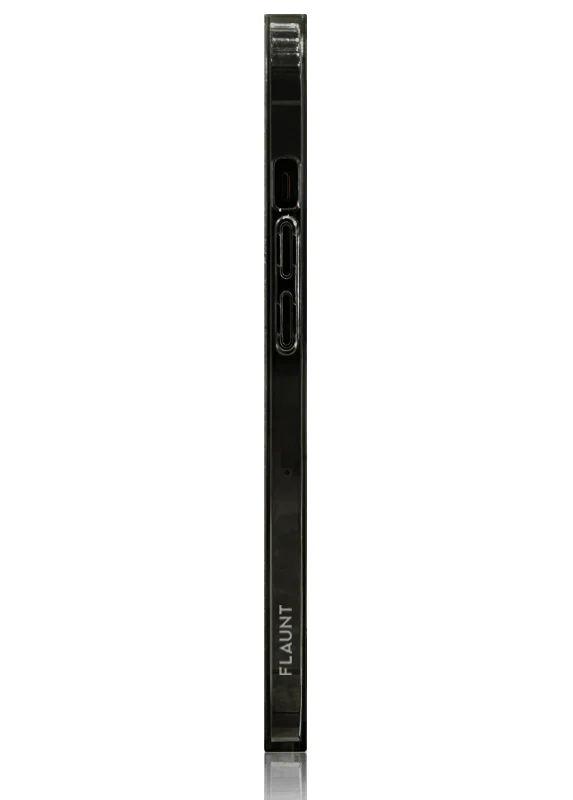 SQUARE® Black Ostrich Faux Leather iPhone Case - Image 37
