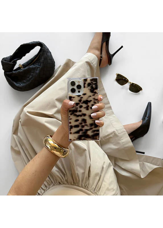 SQUARE® Blonde Tortoise Shell iPhone Case - Image 85