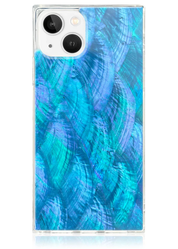 SQUARE® Blue Mother of Pearl iPhone Case - Image 17