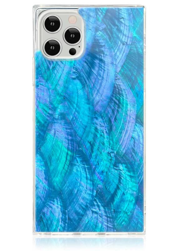 SQUARE® Blue Mother of Pearl iPhone Case - Image 19
