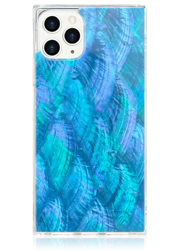 SQUARE® Blue Mother of Pearl iPhone Case - Image 23