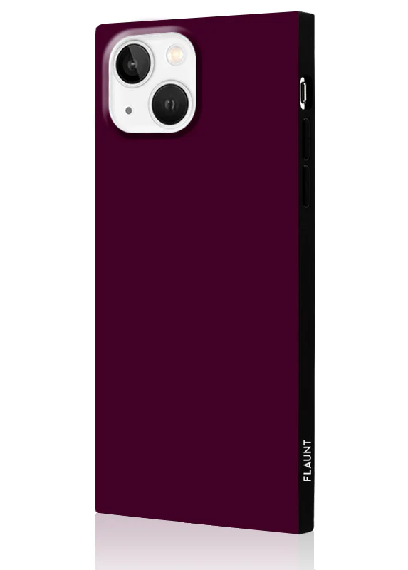 SQUARE® Burgundy iPhone Case - Image 30