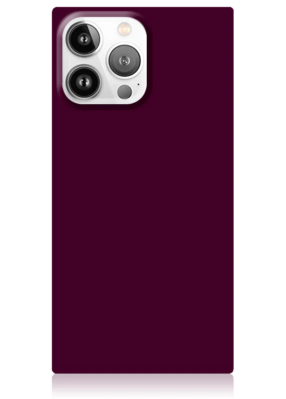 SQUARE® Burgundy iPhone Case - Image 41