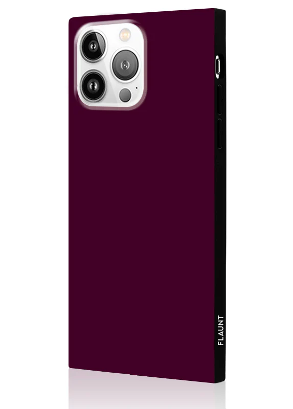 SQUARE® Burgundy iPhone Case - Image 52