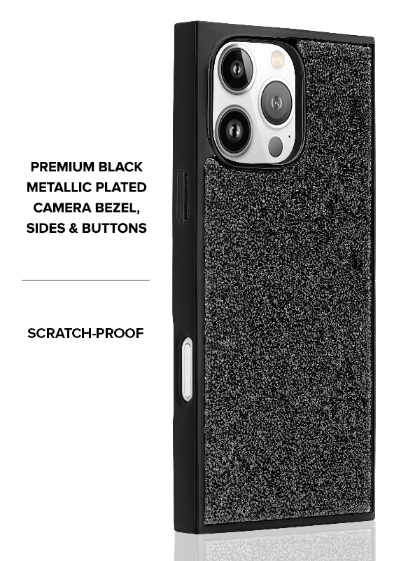 Elite Collection - SQUARE® Black Crystal Elegance iPhone Case - Image 52