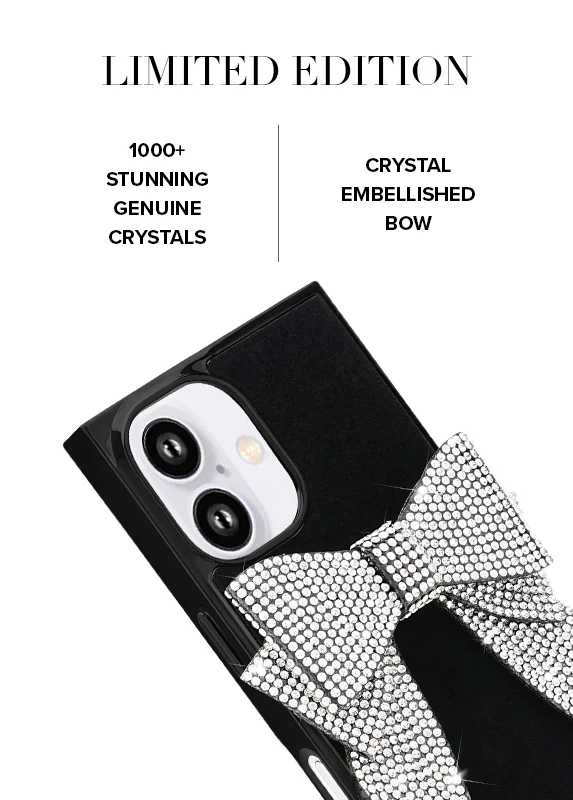 Elite Collection - SQUARE® Black Velvet Bow Brilliance iPhone Case (Not MagSafe Compatible) - Image 31