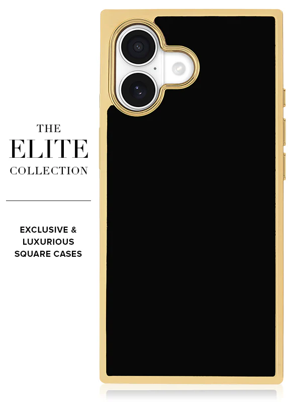 Elite Collection - SQUARE® Gilded Onyx Elegance iPhone Case - Image 11