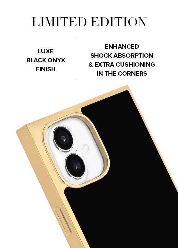 Elite Collection - SQUARE® Gilded Onyx Elegance iPhone Case - Image 30
