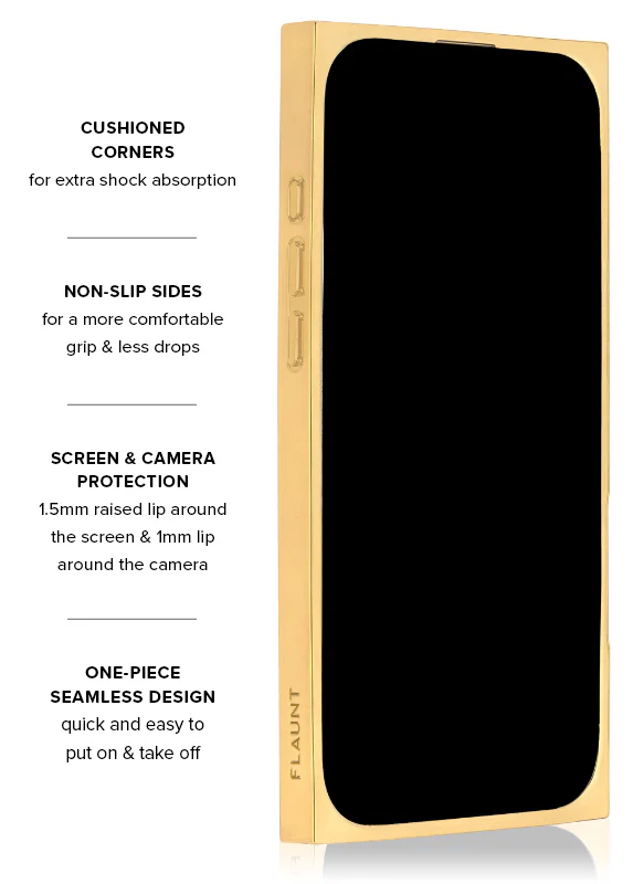 Elite Collection - SQUARE® Gilded Onyx Elegance iPhone Case - Image 34