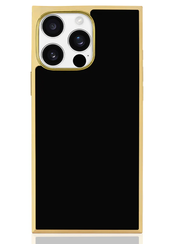 Elite Collection - SQUARE® Gilded Onyx Elegance iPhone Case - Image 37
