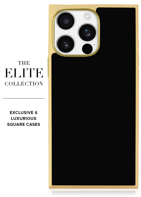 Elite Collection - SQUARE® Gilded Onyx Elegance iPhone Case - Image 38