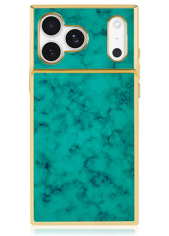 Elite Collection - SQUARE® Gilded Turquoise iPhone Case - Image 11