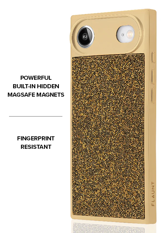 Elite Collection - SQUARE® Gold Crystal Elegance iPhone Case - Image 23