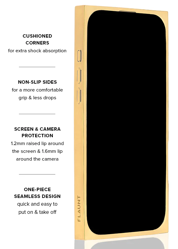 Elite Collection - SQUARE® Gold Crystal Elegance iPhone Case - Image 42