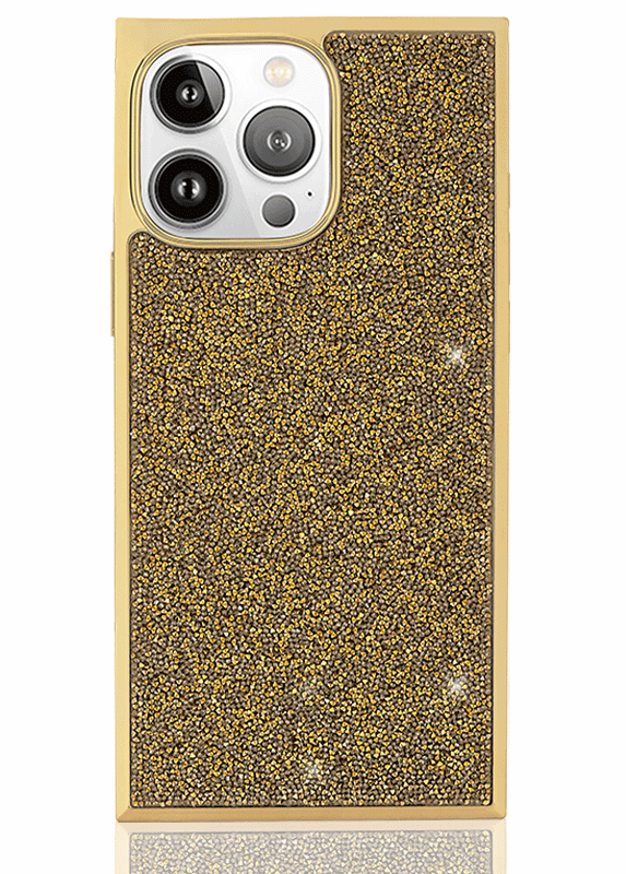 Elite Collection - SQUARE® Gold Crystal Elegance iPhone Case - Image 46