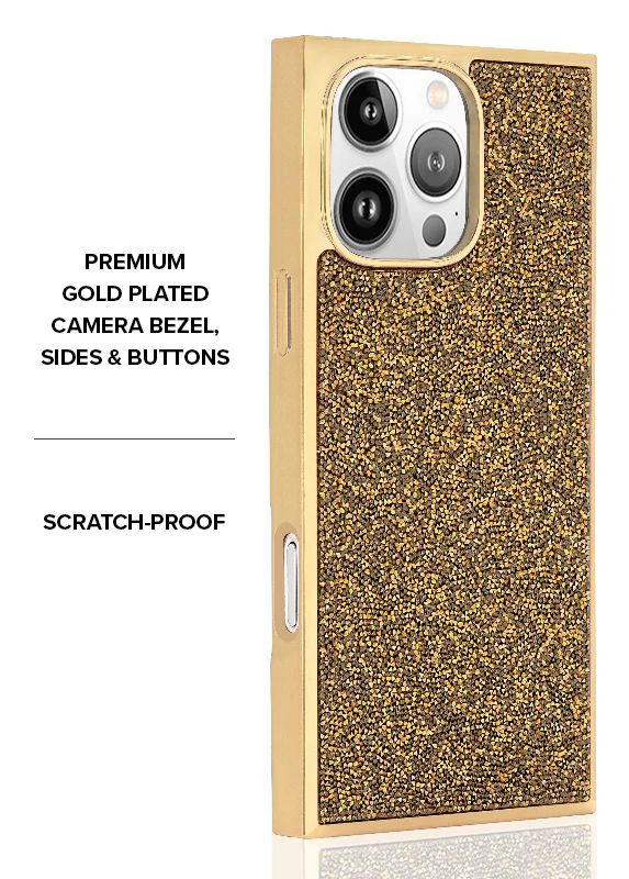 Elite Collection - SQUARE® Gold Crystal Elegance iPhone Case - Image 49