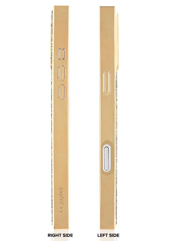 Elite Collection - SQUARE® Gold Crystal Elegance iPhone Case - Image 51