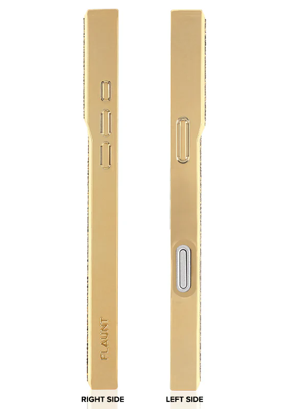 Elite Collection - SQUARE® Gold Crystal Elegance iPhone Case - Image 6