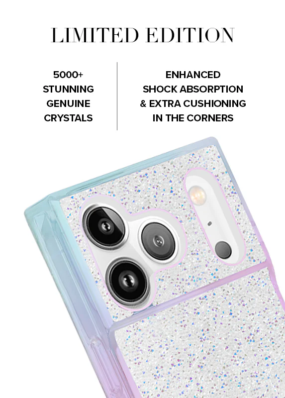 Elite Collection - SQUARE® Iridescent Crystal Elegance iPhone Case - Image 12
