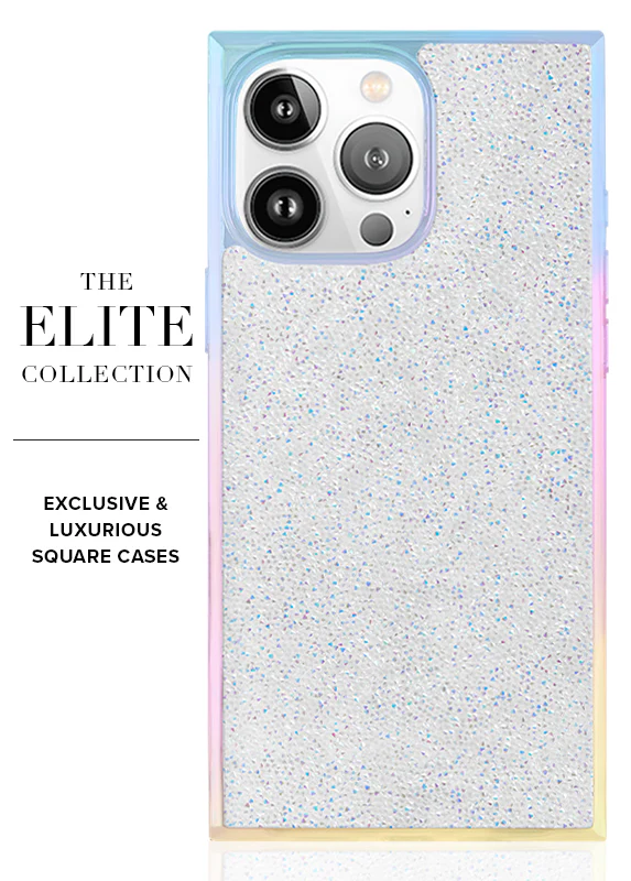 Elite Collection - SQUARE® Iridescent Crystal Elegance iPhone Case - Image 38