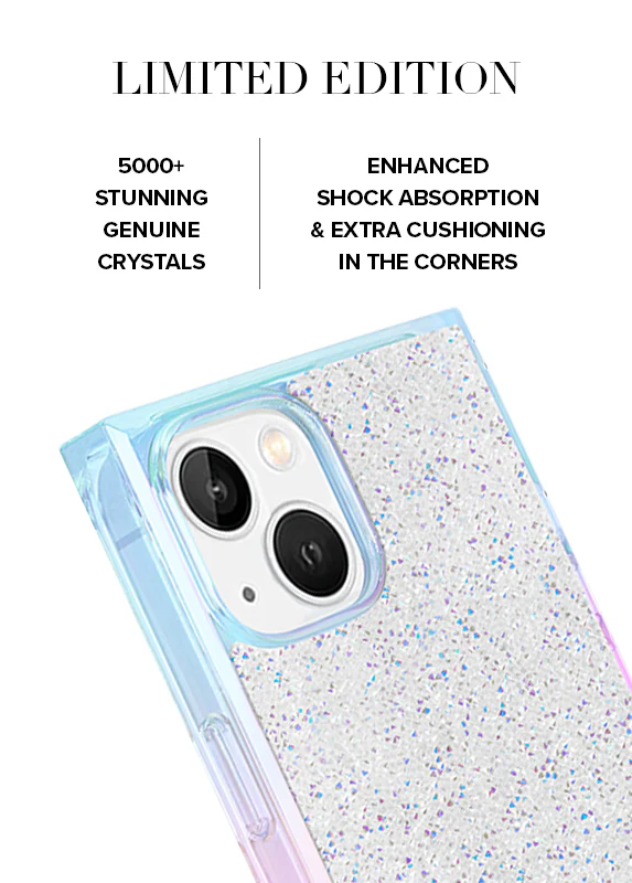Elite Collection - SQUARE® Iridescent Crystal Elegance iPhone Case - Image 48
