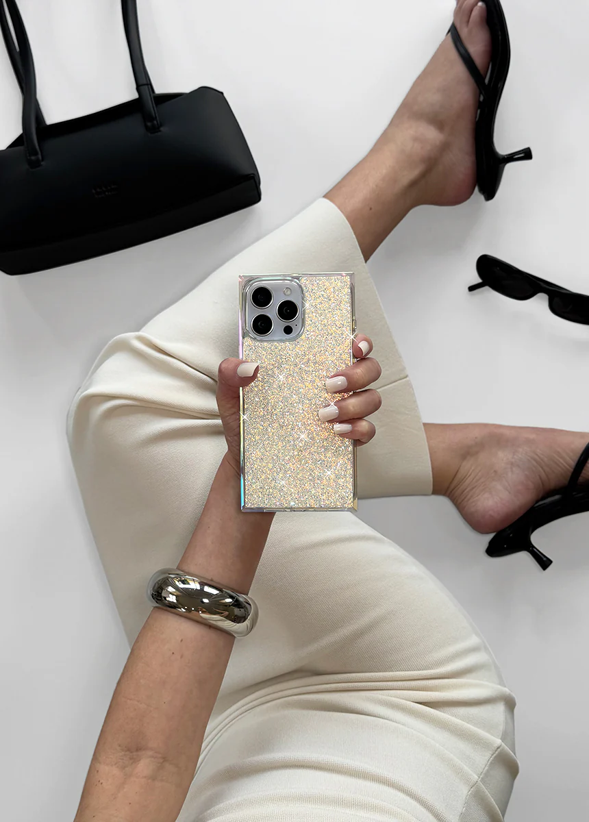 Elite Collection - SQUARE® Iridescent Crystal Elegance iPhone Case - Image 55