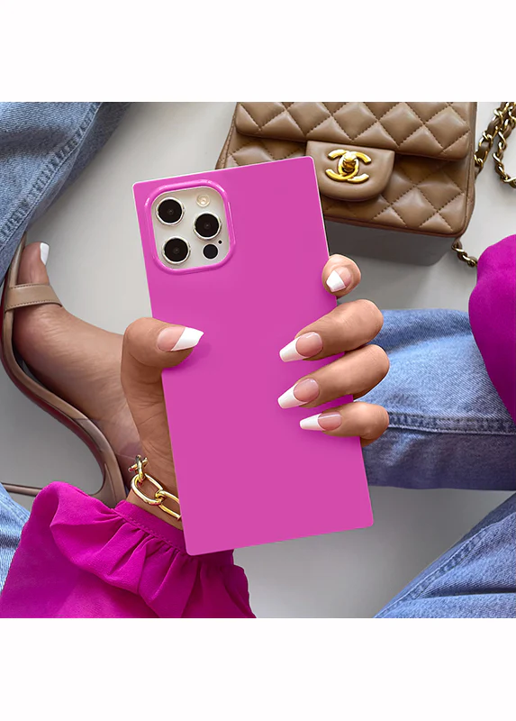 SQUARE® Fuchsia iPhone Case - Image 51