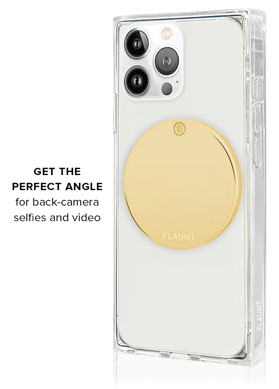 Gold Metallic MagSafe Compact Mirror (Works with MagSafe Cases Only) - Image 3