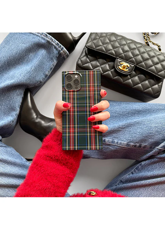 SQUARE® Green Plaid Galaxy Case - Image 6