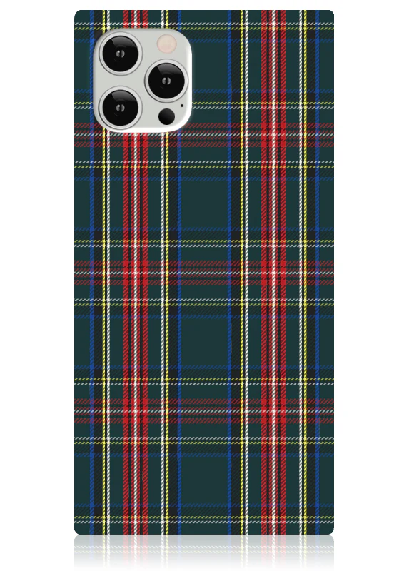 SQUARE® Green Plaid iPhone Case - Image 3
