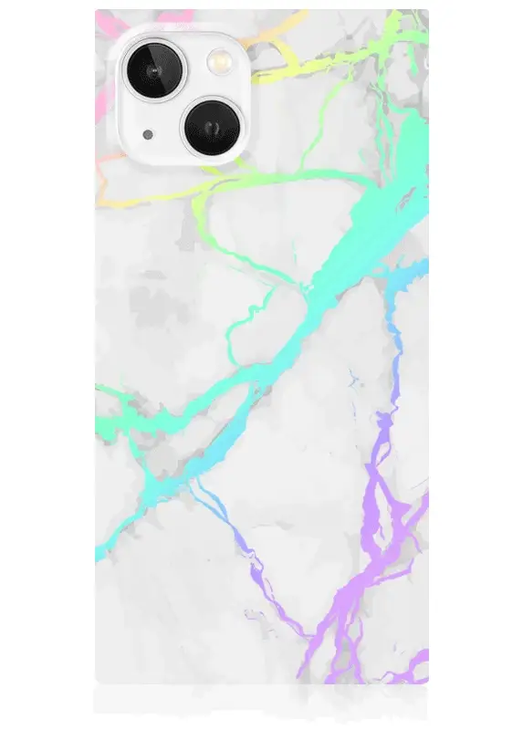 SQUARE® Holographic Marble iPhone Case - Image 27