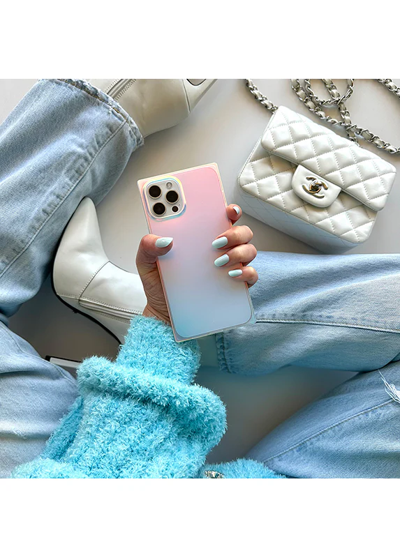 SQUARE® Iridescent Satin iPhone Case - Image 85