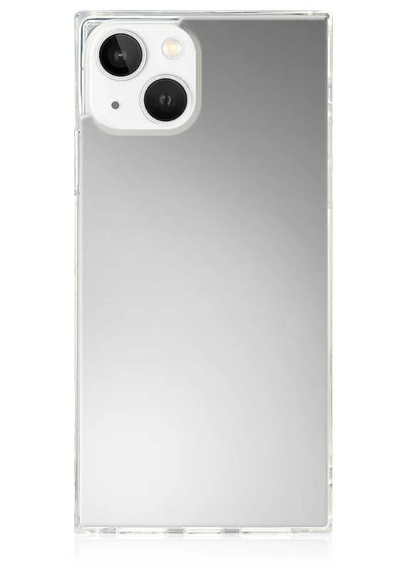 SQUARE® Metallic Silver Mirror iPhone Case - Image 15