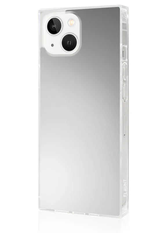 SQUARE® Metallic Silver Mirror iPhone Case - Image 16