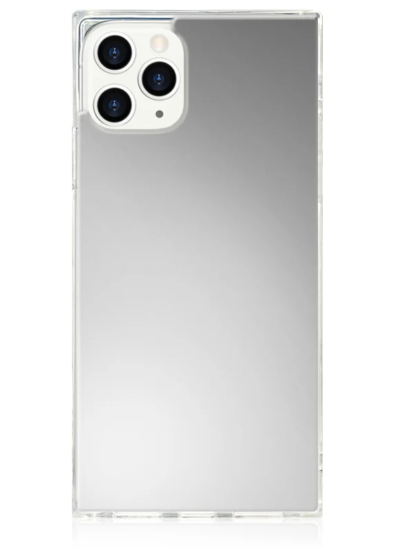 SQUARE® Metallic Silver Mirror iPhone Case - Image 21